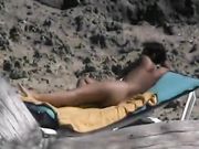 Nudist Couple at Beach Unaware They Are Filmed