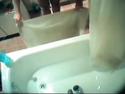 Hidden Cam Mature Woman Masturbates in Shower