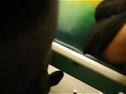 Dude Jerking Off in Public Subway in Front of Hot Girl