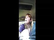 Mature Hooker Gives Handjob and Blowjob in Car