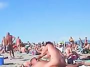 Amateur Couple Fucking on Nudists Beach