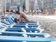 Beach voyeur sex a couple is caught fucking in public