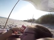 Oral sex at the beach with my girlfriend