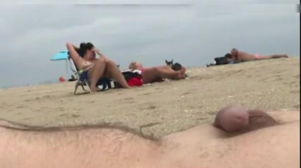 428px x 240px - Flashing dick at the beach and ejaculating in public