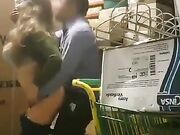 ﻿Hidden camera filmed manager screwing female employee in warehouse