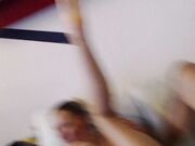 Married amateur couple playing on camera with sexual intercourse