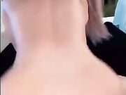 Blonde reverse riding penis with so much affection and joy